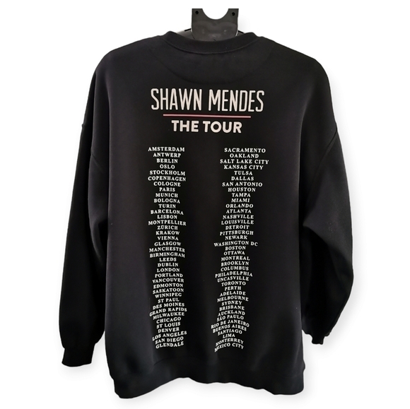 Shawn Mendes The Tour Sweatshirt H&M Merch Size L - Picture 2 of 8